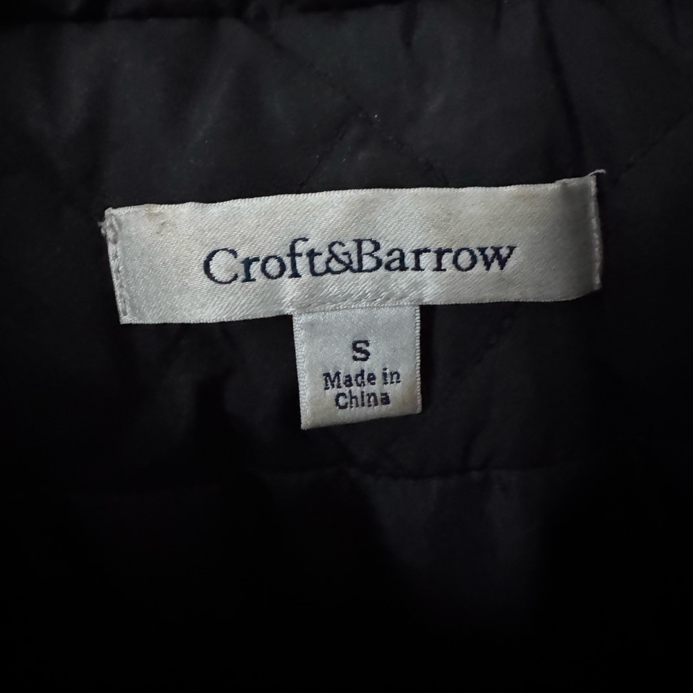 Croft & Barrow Black Vest - Picture 3 of 4